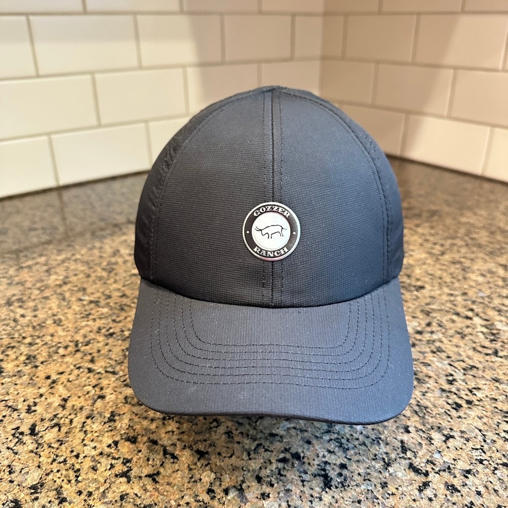 Gozzer Ranch Imperial IMP6L Performance Hat Small Fit Charcoal Grey